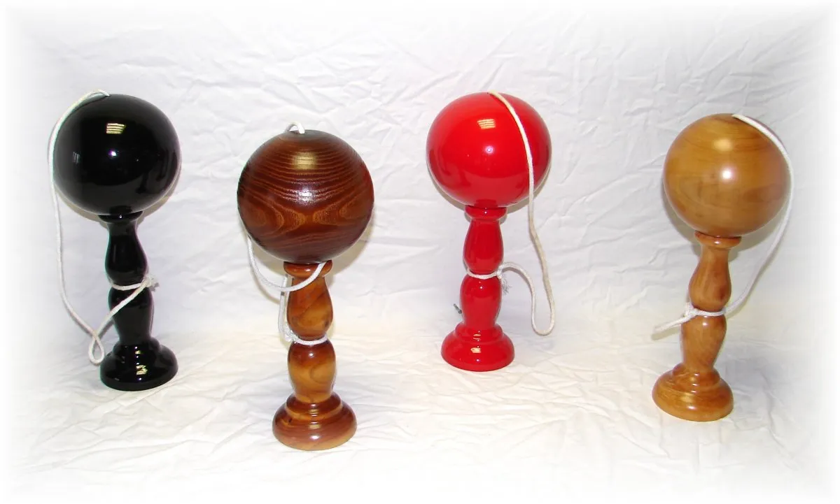 Bilboquet En Bois 25 Cm - Jouet D'adresse Vintage - Marque Générique